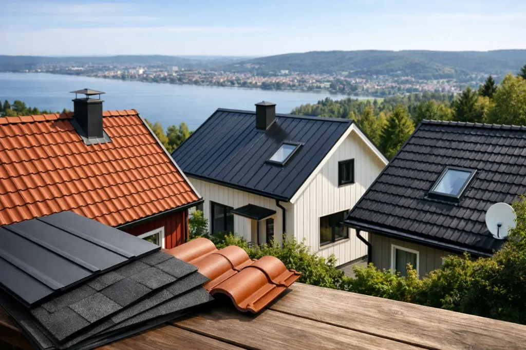 Bästa takmaterialen för hus i Jönköpingstrakten