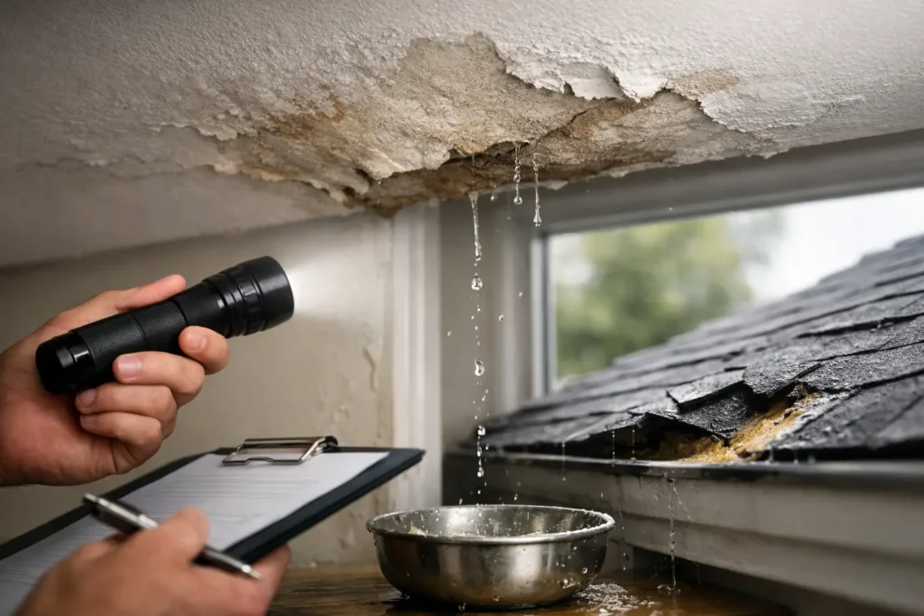 How to spot roof leaks - tydliga varningssignaler