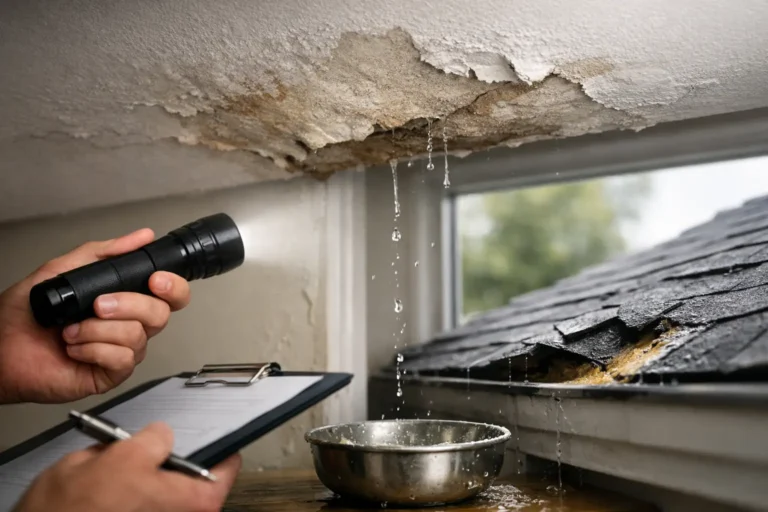 How to spot roof leaks - tydliga varningssignaler