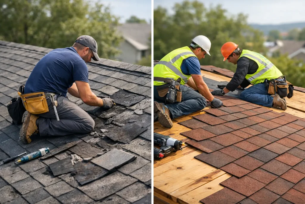 Roof repair vs replacement - vad lönar sig?