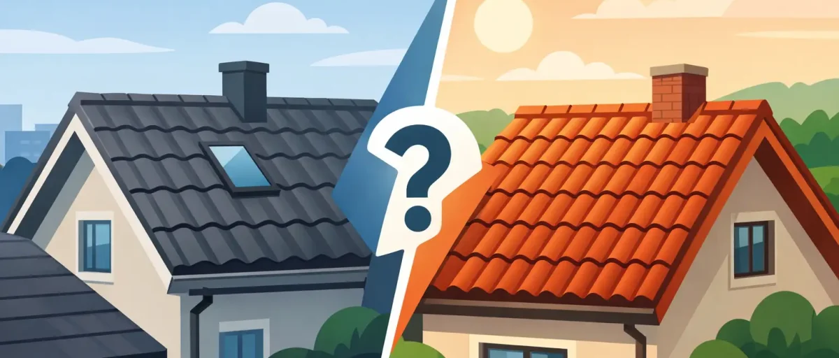 Betongpannor eller tegelpannor?
