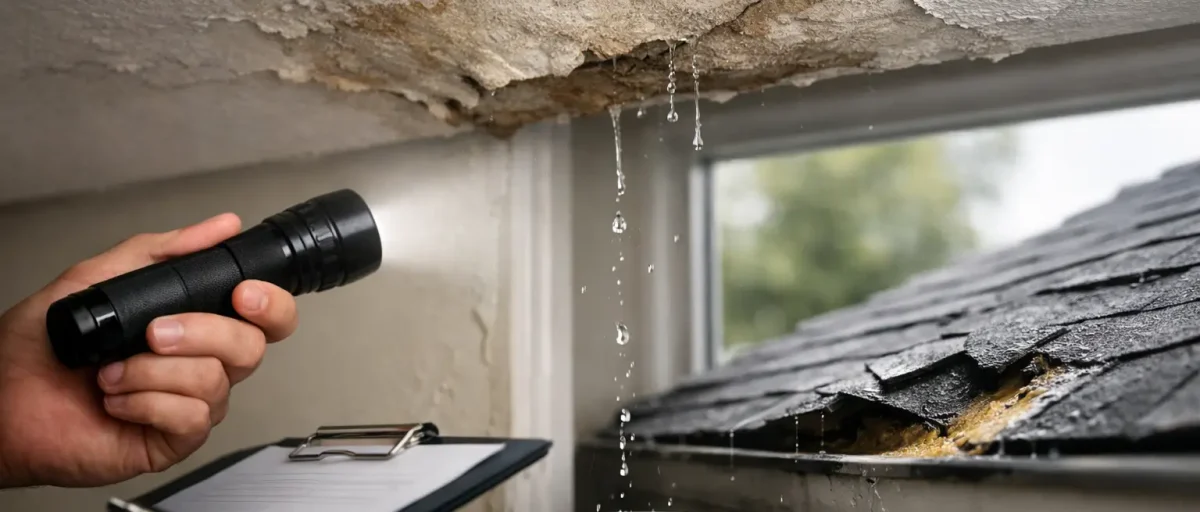 How to spot roof leaks - tydliga varningssignaler